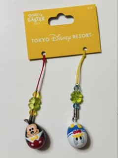 ディズニー イースター2015 ミッキー ドナルド ストラップ 2個セットのサムネイル