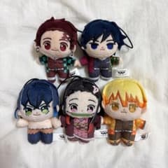 鬼滅の刃 ほわぬい vol.1 炭治郎 義勇 伊之助 禰豆子 善逸 セット ➈