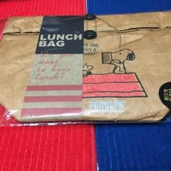 ☆土日限定値下げ☆ワックスペーパー風 ランチバッグ スヌーピーのサムネイル