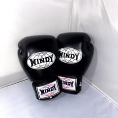 WINDY　ボクシンググローブ 8oz ブラック キックボクシング