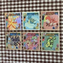 Pokemon ポケモン 最強シール烈伝 6枚セット アドバンス