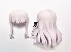 넨도로이드 머리 부분 안개 기리코 흰 머리 자주색 머리 긴