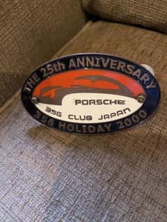 Porsche 356 CLUB JAPAN リヤフードバッチ Porsche 356 Club Japan 25th Anniversary - メルカリ