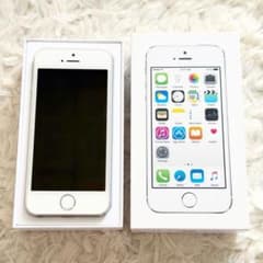 Apple iPhone5s 本体 シルバー 箱ありのサムネイル