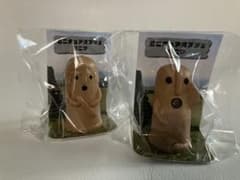 埴輪　ミニチュアオブジェ ハニワ 2個セット　セリアのサムネイル