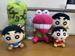 크레용 신짱 봉제인형 5개 세트