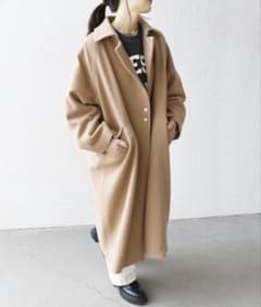 今だけ値下げ／新品未使用 SHIPS any: バルマカーン コクーンコート 