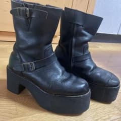 ワイルドウィング　イーグル 特注　超厚底　黒本革　ブーツ　WWM-0006のサムネイル