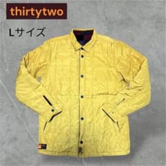 thirtytwoキルティングジャケット　Lサイズ thirtytwo リバーシブルキルティングジャケット Lサイズ - メルカリ