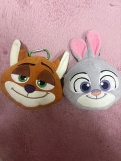 ズートピア ぬいぐるみポーチ ニック・ジュディのサムネイル