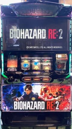 チリ　ＳバイオハザードＲＥ：２　ＸＢ　不要機ボリューム調整付 パチスロ実機 SバイオハザードRE：2 コイン不要機ボリューム調整付