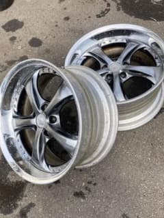 【超希少！】WORK VS-KF 18インチ 9J+28メッキ 深リム 当時物 超希少！】WORK VS-KF 18インチ 9J+28メッキ 深リム 当時物 - メルカリ