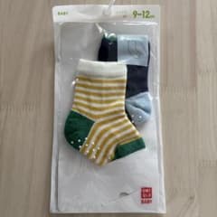 UNIQLO ベビー ソックス 2足セット 9-12cmのサムネイル