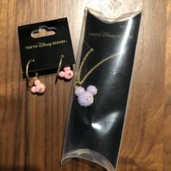 ミッキー　マカロン　ピアス　ネックレスのサムネイル