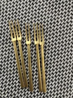 東屋　姫フォーク　真鍮5本セットのサムネイル