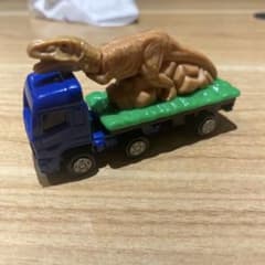 恐竜付き青トラックミニカーのサムネイル