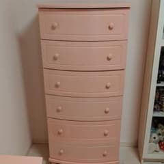 cno(*•̀ᴗ•́*)様専用【姫チェスト②】姫家具　チェスト　タンス　ピンクのサムネイル