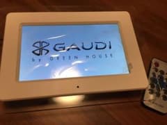 デジタルフォトフレーム GAUDI ホワイトのサムネイル