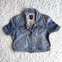 Gap Gジャン　デニムジャケット 半袖 ショート丈のサムネイル