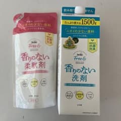파파 향기없는 세제와 향기없는 유연제의 리필 세트