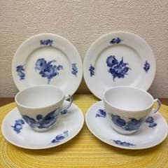トリオ2客/ロイヤルコペンハーゲン ブルーフラワーのサムネイル