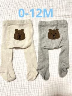 babygap くまタイツ2足組　0-12mのサムネイル