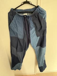 JOHNBULL パッチワーク デニムパンツ Mサイズのサムネイル