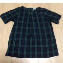 値下げ!!大きいサイズ3L   チェックコットンブラウスのサムネイル