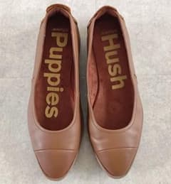 Hush Puppies ブラウン レザー　フラットシューズのサムネイル