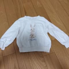 apres les cours ウサギプリント 長袖トレーナー 100のサムネイル