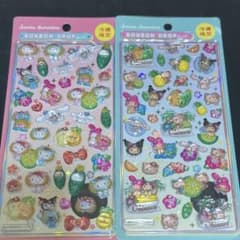 【正規品】沖縄限定 サンリオボンボンドロップシール 2枚セットのサムネイル