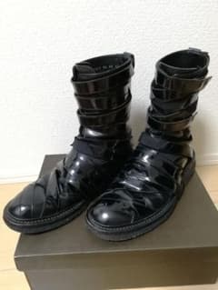 Dior Homme 08AW パテントレザーベルトブーツのサムネイル
