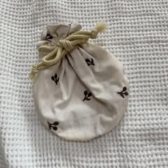 丸巾着　ハンドメイド　さくらんぼのサムネイル