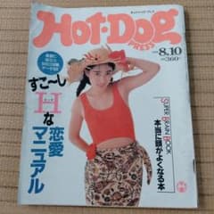 Hot-Dog Press 1989年8月号（表紙:荻野目洋子）