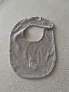 Would.U cloud terry bibs (Light Grey)のサムネイル