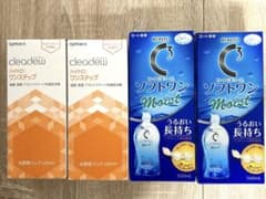 値下げ⭐︎コンタクト洗浄液　ロートソフトワンモイスト、ハイドロワンステップのサムネイル