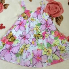 koala kids花柄ワンピースのサムネイル