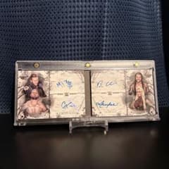 WWE Topps ミズ/マリース/ボーダラス/アクセル　クアッドオートブック WWE Topps ミズ/マリース/ボーダラス/アクセル サインブックカード