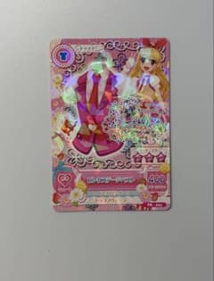 アイカツ ピンクステージベスト　サイン入り　星宮いちごのサムネイル