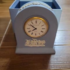 【箱つき】WEDGWOOD 置時計 ブルーのサムネイル