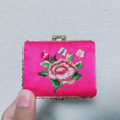 natsumi 様 専用 レトロ刺繍 鏡のサムネイル