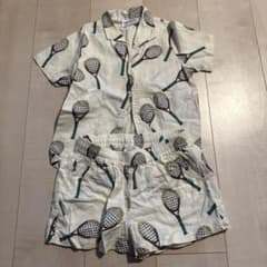 mini rodini TENNIS AOP WOVEN SS SHIRT - メルカリ