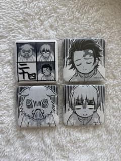 Demon Slayer: Kimetsu no Yaiba ufotable Dining Fun Lottery, Fifth Series: Can Badges (4 items)
