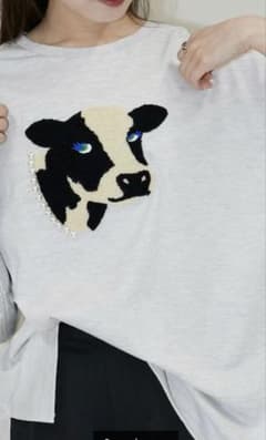 塩﨑太智着用　tシャツ 半袖 PUBLUX パール付 牛 刺繍 ビッグのサムネイル