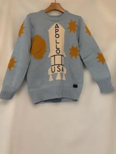COACH APOLLO USA ニット セーター ライトブルー Sのサムネイル