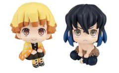 鬼滅の刃 るかっぷ 伊之助 オリジナルミニ座布団付き むん！ver. 抽選販売】るかっぷ 鬼滅の刃 我妻善逸＆嘴平伊之助セット