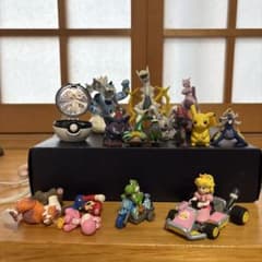 【まとめ売り】ポケモン フィギュア（アルセウス・ミュウツー他）＆ マリオカート