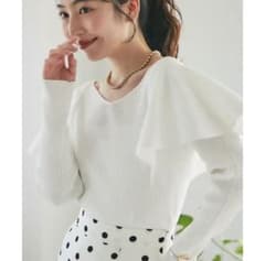 【La boutique BonBon】ラッフルフリルニットのサムネイル