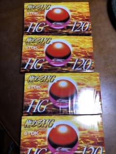 【未開封】TDK VHSビデオテープ 極めるHG 120分 4巻セットのサムネイル