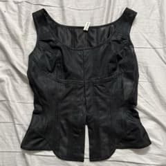 COMME des GARCONS コルセット風ビスチェ COMME des GARCONS コルセット風ビスチェ - メルカリ